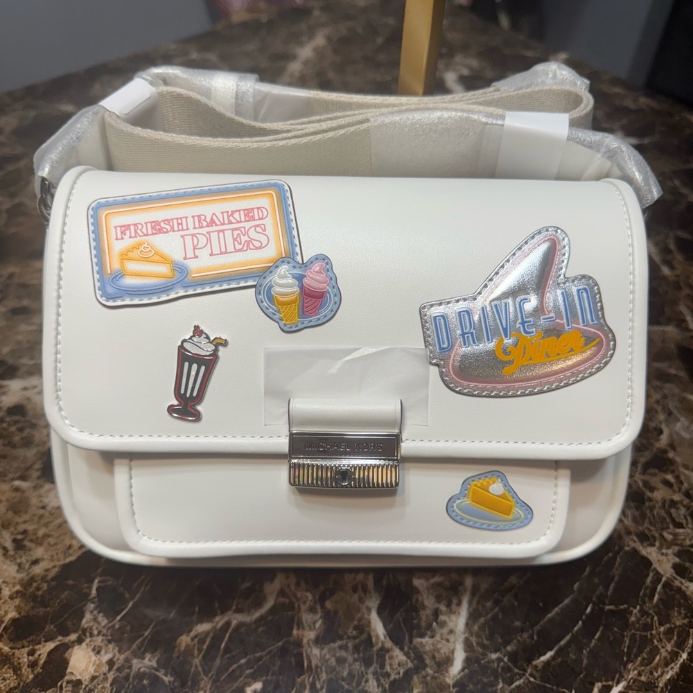 Michael Kors Optic White Crossbody Bag – NWT – Retail $558 🤍✨